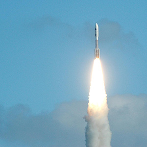 Atlas V rocket carrying the New Horizons spacecraft.
